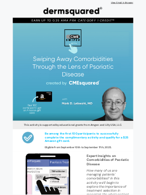 Fall Clinical - 🌟Swipe Right to Address Comorbidities Through the Lens of Psoriatic Disease