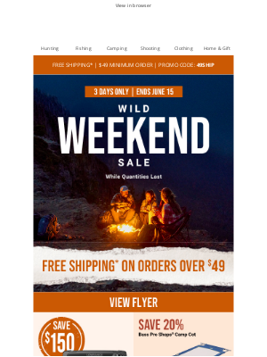 Cabela's (Canada) - NEW SALE: Get WILD this Weekend🔥