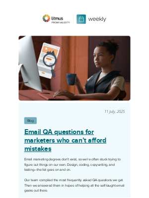 Litmus - Email QA tips, Gmail annotations, and more