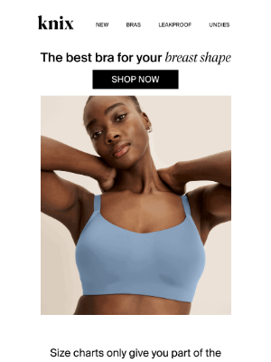 Knix - How to: Find the bra for your shape🕵️‍♀️