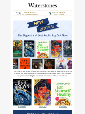 Waterstones (United Kingdom) - The Biggest New Books