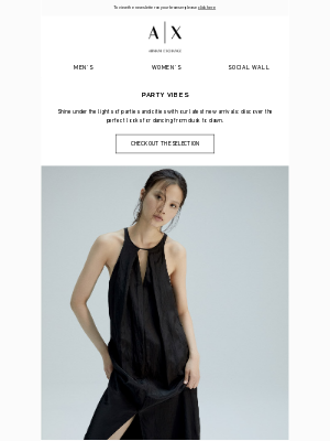 Armani - Party vibes: the perfect looks