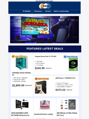 Newegg - 🖥️ Gaming PCs, CPU Processors, HDDs: Upgrade Your Rig Today!