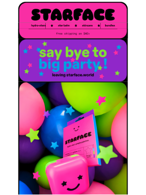 Starface World - LAST CHANCE TO (BIG) PARTY 🩷🪅