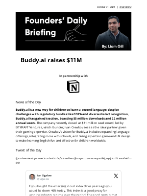 LAUNCH - 📝 Buddy.ai raises $11M