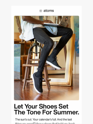Atoms - Finally, Shoes That Keep Up With Summer