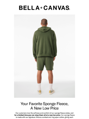 Bella + Canvas - Shop Sponge Fleece at a New Low Price