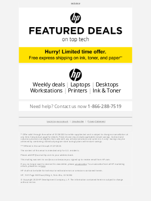 HP - Save on PCs, printers, and more this week