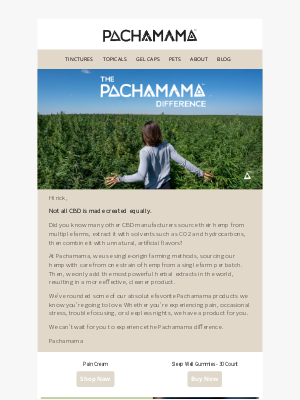 Pachamama - The Pachamama difference.