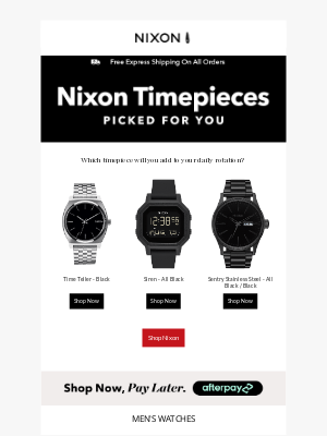 Nixon - Handpicked for your wrist ⌚