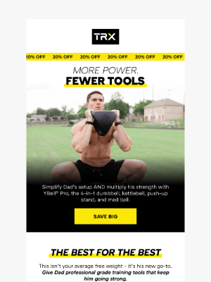 TRX Training - Dad Wants More Gains and Less Stuff