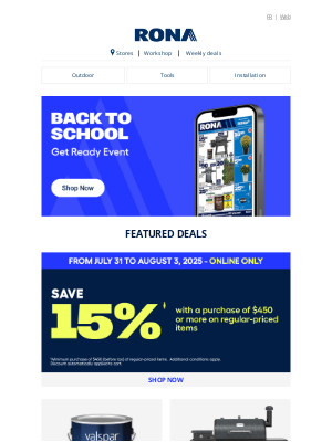 Rona (Canada) - The New Flyer Has Arrived!