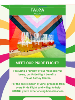Talea Beer Co. - Celebrating Pride the TALEA Way 🏳️‍🌈