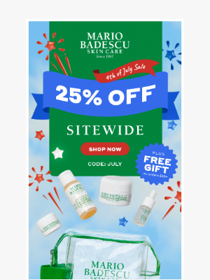 Mario Badescu Skin Care - Splash into Summer 💦 25% Off Sitewide Starts Now!