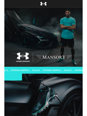 Under Armour - ⚡UA x Mansory custom collab
