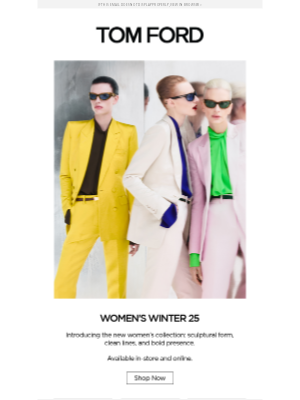 TOM FORD - WOMEN'S WINTER 25