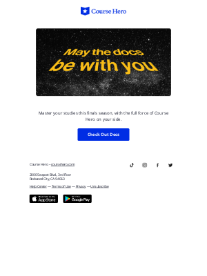 Course Hero - Use the force of the Course Hero library