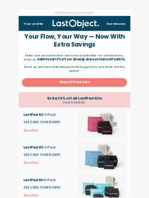 LastObject - Your Flow, Your Way + Extra 10% Off LastPad Kits!