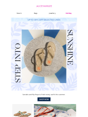 Accessorize USA - Open to find your summer sole mate 👡💕
