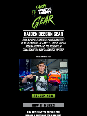 Monster Energy - Gear Drop | Haiden Deegan