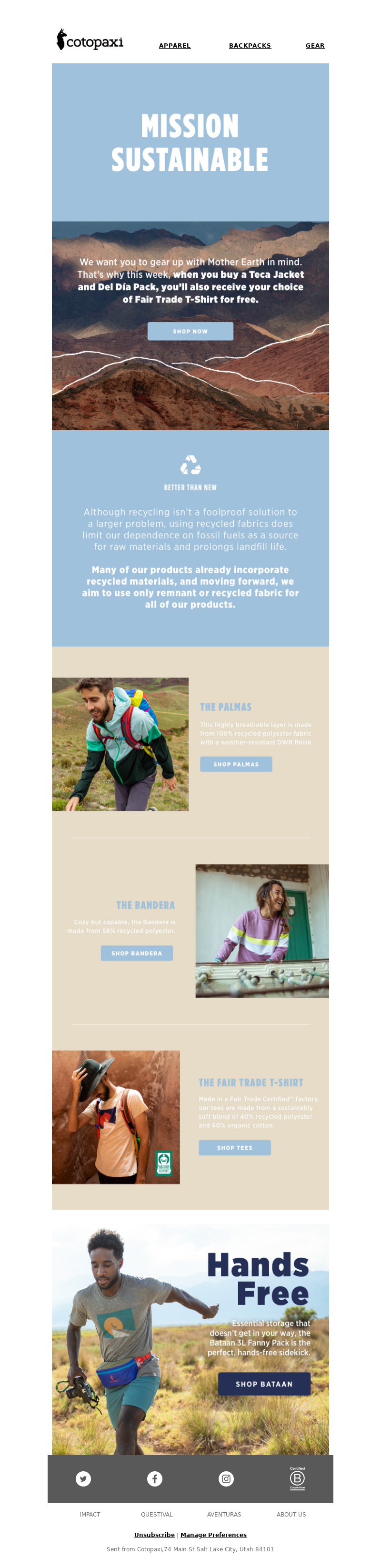 Buy sustainably