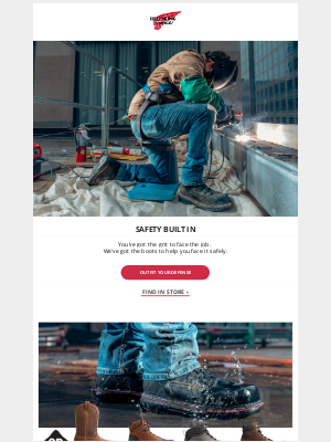 Red Wing Shoes - Engineered to Keep you Safe