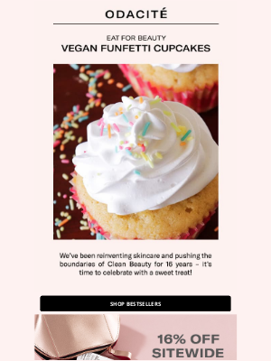 Odacité - Open for a sweet 16 treat 🧁