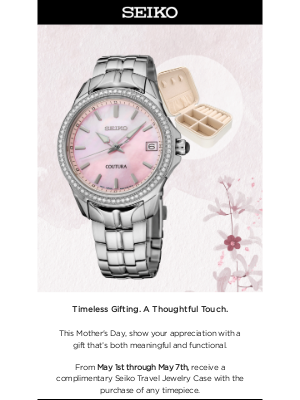 Seiko - A Gift for Her, Just in Time for Mother’s Day 💝