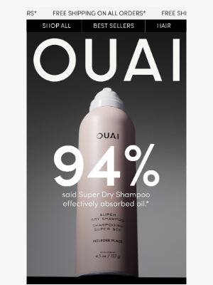 OUAI HAIRCARE - SUPER formula. SUPER results.