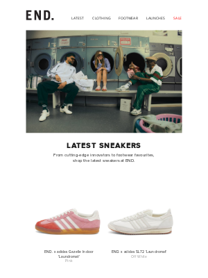 END. - Latest sneaker drops from adidas, Nike, New Balance & more - shop now