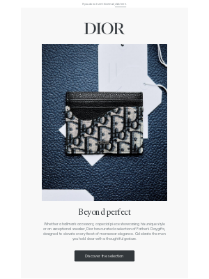 Dior (United Kingdom) - Father's Day: Dior offers inspiration for the dream gift