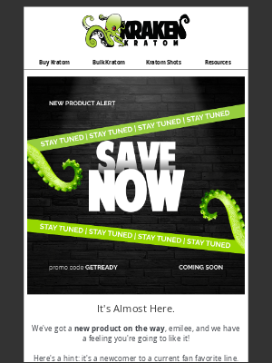 Kraken Kratom - 🎁 Big News Ahead: Your Next Favorite Awaits!