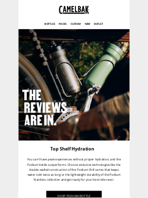 CamelBak - Crushing It on Every Ride – Podium Bottle