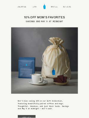 Blue Bottle Coffee - Last Call: Save 10% on Gifts