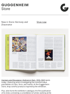 Guggenheim Museum - New in store: Harmony and Dissonance