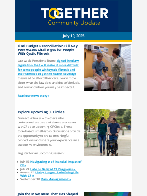 Cystic Fibrosis Foundation - Together: a Community Update
