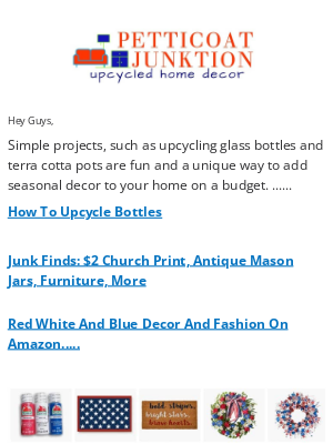 Petticoat Junktion - 🐥🐥🐥🐥🐥new upcycle using old bottles...