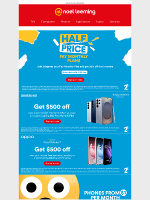 myNoelLeeming (New Zealand) - Half Price Pay Monthly Plans 💥