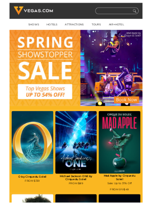 Vegas - Cirque du Soleil Deals 🎪 ONE WEEK ONLY!