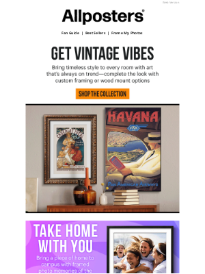 AllPosters - Best Sellers with Vintage Vibes