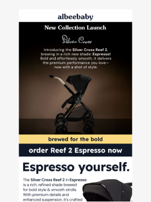 Albee Baby - ✨ 🆕 at Albee: Silver Cross Reef 2 Espresso ☕ ✨