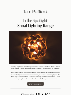 Tom Raffield (United Kingdom) - Lookbook: Shoal Lighting Range