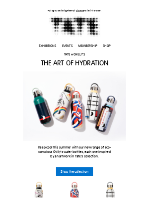 Tate (UK) - Stay cool with our art-inspired water bottles 🧊