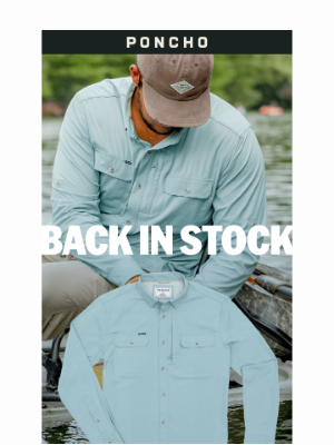 Poncho - Back in Stock