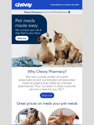 Chewy - A better way to order pet meds