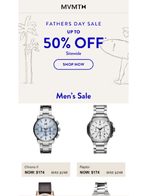 MVMT Watches - Father's Day Is Almost Here