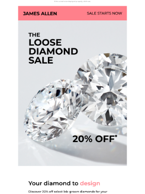 James Allen Rings - Our Loose Diamond Sale Has Arrived