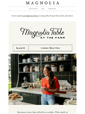 magnolia - Three cookie recipes, by Jo!