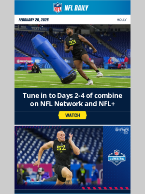 NFL - Stars of Tomorrow Take Center Stage at 2025 NFL Scouting Combine