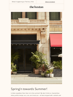 The Hoxton - Your LA Summer: Rooftop swims, daily ice cream & strides around town